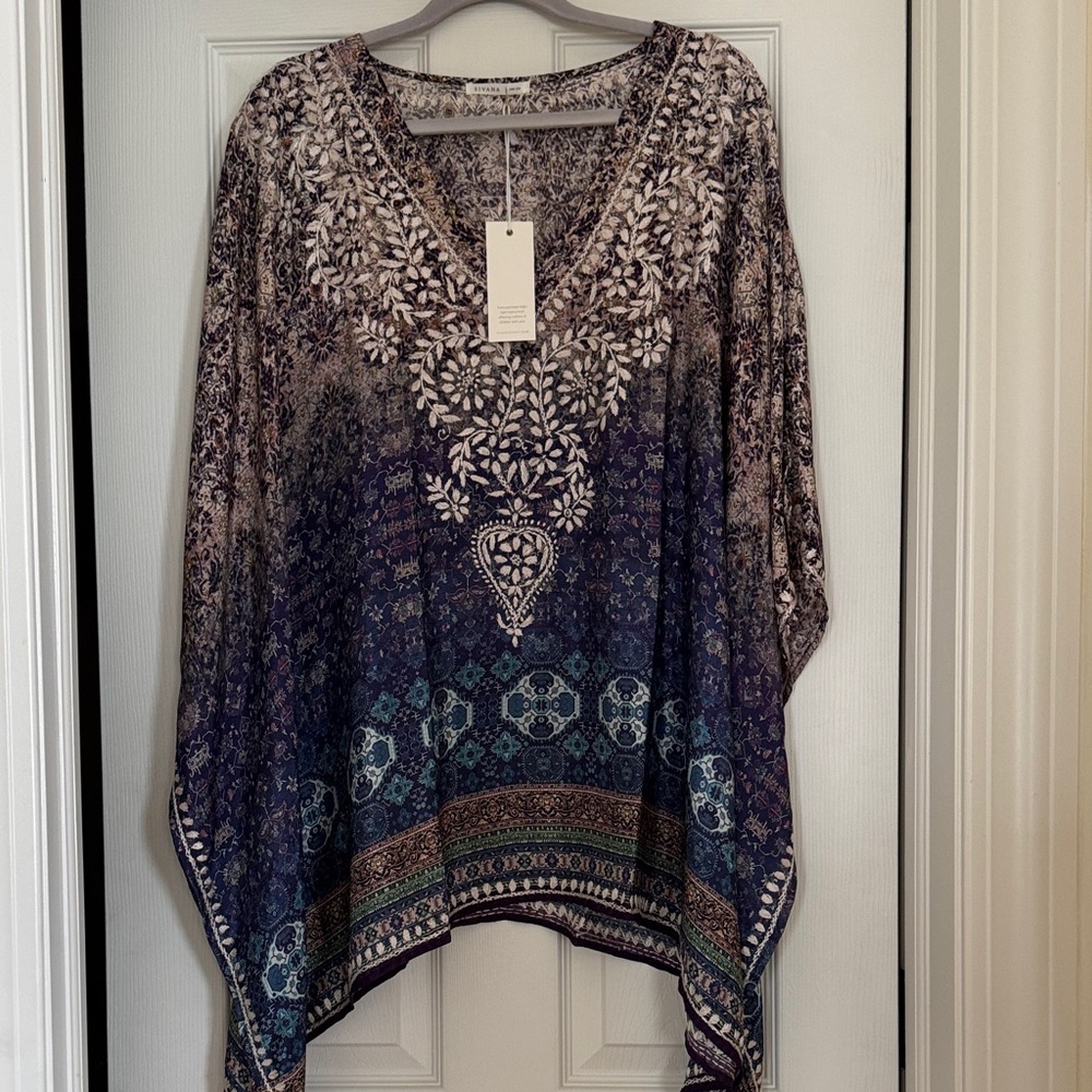 Women's Multicolor Tunic Top